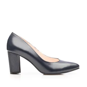 Pantofi eleganți damă din piele naturală - 43216 Blue Box