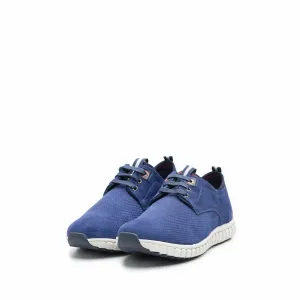 Pantofi sport barbati din piele naturala, Leofex - 942 Marine Velur