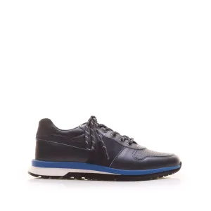 Pantofi sport barbati din piele naturala, Leofex -  Mostra 519 Blue Box Velur