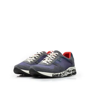 Pantofi sport barbati din piele naturala, Leofex - 883  blug sint