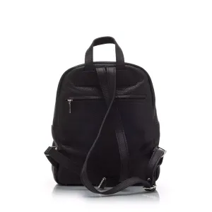 Rucsac damă din piele naturală,Leofex- 4021 Negru box