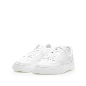 Sneakers bărbați din piele naturală, Leofex - 649 Alb Box