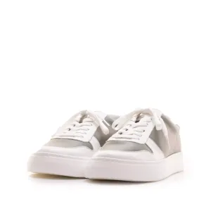 Sneakers bărbați din piele naturală, Leofex - 650 Alb  Box