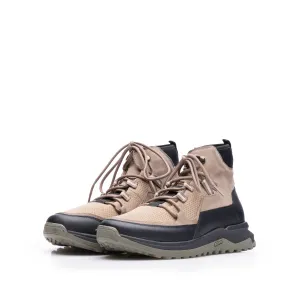 Sneakers bărbați din piele naturală, Leofex - 742 Taupe Box