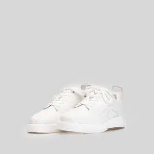 Sneakers bărbați din piele naturală, Leofex - Mostră  Aron Alb  Box