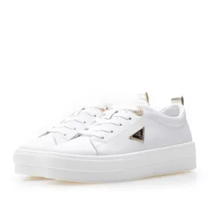 Sneakers damă din piele naturală - 3501 Alb Box