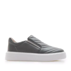 Sneakers damă din piele naturală, Leofex - 362 Verde Box