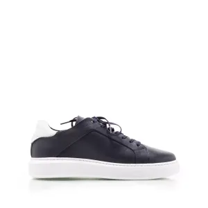 Sneakersi barbati din piele naturala, Leofex - 881 Blue Box