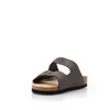 Saboți damă din piele naturală - 3513 Taupe Velur