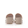 Saboți damă din piele naturală  - 4035 Crem Box Presat