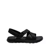 Sandale bărbați din piele naturală, Otter - 9172 Negru Box