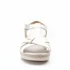 Sandale cu platforma dama din piele naturala,Leofex-214 Bej Box