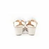 Sandale cu platforma dama din piele naturala,Leofex-214 Bej Box