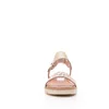 Sandale cu talpă joasă damă, din piele naturală - 043 Mozaic Taupe Box
