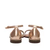 Sandale cu talpă joasă damă din piele naturală - 1108 Roze Box