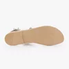 Sandale cu talpa joasa din piele naturala - 107 Turquoise + Alb Velur+ Box