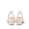Sandale Epica elegante damă cu toc din piele naturală - 4002 Taupe Nabuc
