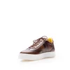 Sneakers bărbați din piele naturală, Leofex -  649 Red Wood  Box
