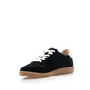 Sneakers damă din piele naturală - 3502 Negru Velur