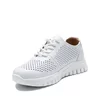 Sneakers damă din piele naturală - 4434 Alb Box Perforat
