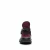 Sneakers damă din piele naturală, Leofex - 288 Negru+mov box velur