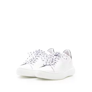 Sneakers damă din piele naturală, Leofex - 310-1 alb box