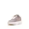 Sneakers damă din piele naturală, Leofex - 363  Gri Nabuc