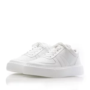 Sneakers damă din piele naturală, Leofex - 365 Alb Box